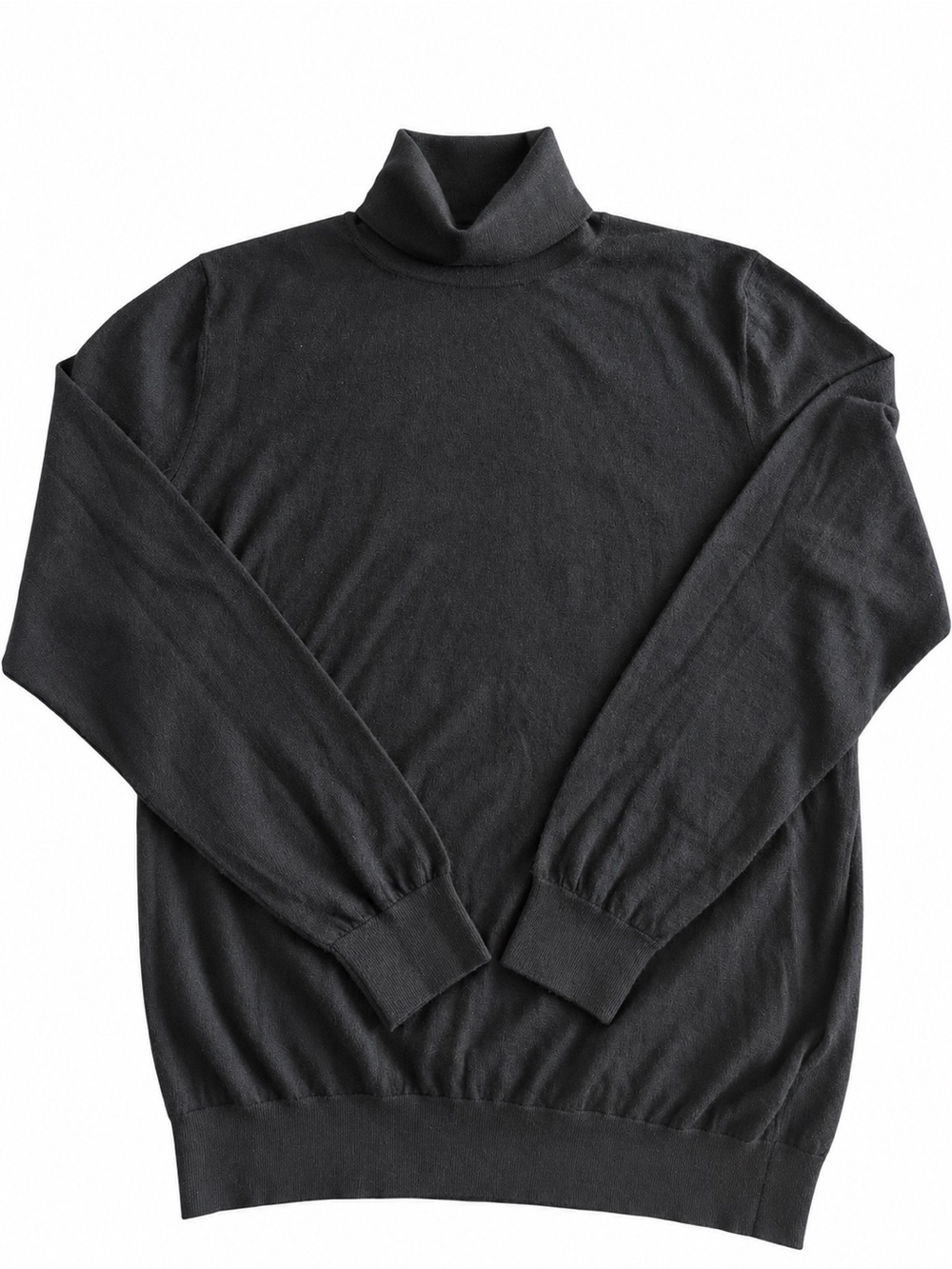 Men's Black Turtleneck Falconeri Cashmere Sweater